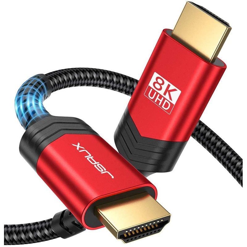 Cable Hdmi Male Femelle JBSTK Embrayage HDMI 8K | Connecteur HDMI 2.1 | 48Gbps HDMI Femelle Vers Femelle | Prend En Charge 8K @ 60Hz 4K @120Hz UHD7680 X 4320 Résolution 3D