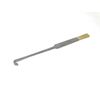 3pc NEW GERMAN STAINLESS  GOLD HANDLE SPAY PACK SNOOK OVERIECTOMY HOOK-A+QUALITY