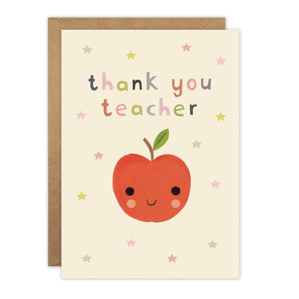 James Ellis Thank You Teacher Card (Apple)