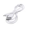 FITE ON 5ft White Micro USB Charger Power Cable Cord Compatible with Home Wireless Security Camera