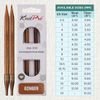 KnitPro Ginger Interchangeable Circular Needles 4" (10cm) | 6.50mm