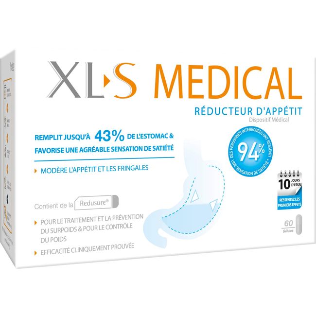 XLS Medical Spécialiste Appetite Reducer 60 Capsules
