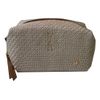 Global Arrow Natural Initial Square Pouch PG/K Size: W16 D8 H10 D18-1485