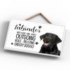 Global Designs Pets & Paws - Rope Plaque Labrador Black Characteristics