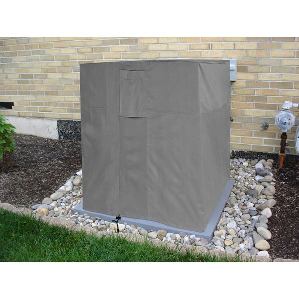 Air Condition Cover Weatherproof Heavy Duty Protector - Grey