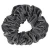 Grey Jumbo Velvet Scrunchy