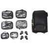 Professional Makeup Case,Rolling Makeup Train Case,Cosmetic Storage Organizer