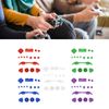 Game Controller Trigger Buttons RT LT RB LB Button Full Button Mod Kits for ABXY Buttons, Replacement Game Controller Button Kit for Series X/S (Transparent White)