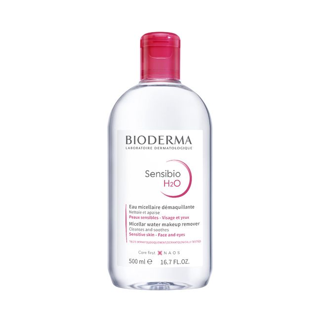 Bioderma - Sensibio H2O - Micellar Water - Cleansing and Make-Up Removing - Refreshing feeling - for Sensitive Skin 16.9 Fl Oz