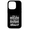 Bricklayer My Hands Are Full Heart Case for iPhone 14 Pro