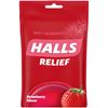 Halls Strawberry Flavor Menthol Drops, 30 Each