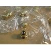 BALDWIN HINGE CAPS round top. BRASS. (4 pk).