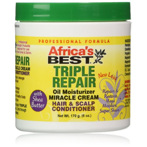 Africa,s Best Triple Repair Oil Moisturizer Cream Hair & Scalp Conditioner 170g