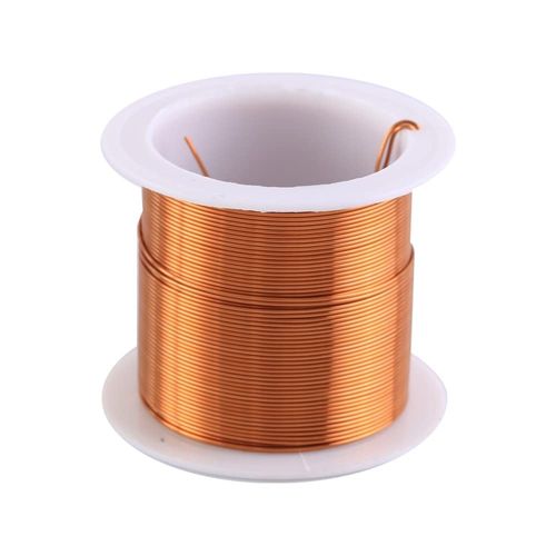 0.6mm Copper Wire,10m Magnet Winding Wire High Temperature Resistance Craft Wire for Transformer Connecting Soldering(Random Scroll Color)