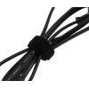 Micro Trader 50 x Black Adjustable Strap Reusable Ties Tidy Wrap Hook & Loop