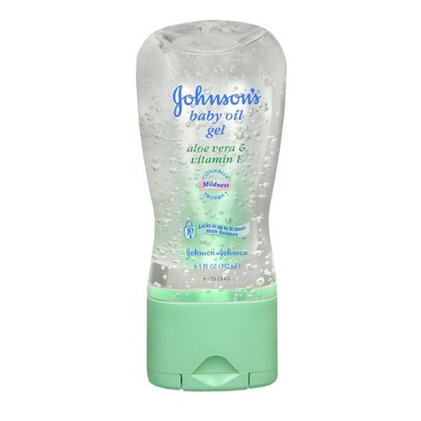 Johnson's Baby Oil Gel, Aloe & Vitamin E 6.5 oz (192 g)