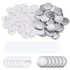 Sourcing Map 120 Set 25mm 0.98 Inch Blank Pin Back Buttons - Parts for Button Maker Machine