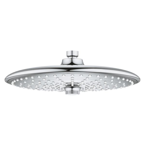 GROHE 26457000 Euphoria Rain Showerhead, 10 Inches Starlight Chrome