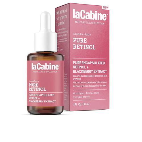 laCabine Pure Retinol Serum | Siero concentrato che migliora la texture della pelle, leviga le rughe e uniforma il tono della pelle | Con retinolo incapsulato puro ed estratto di mora