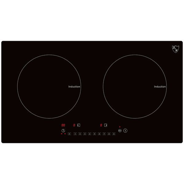 K&H REFURBISHED Double Burner 24" Induction Cooktop 120V 1800W INDH-1802-120Hx