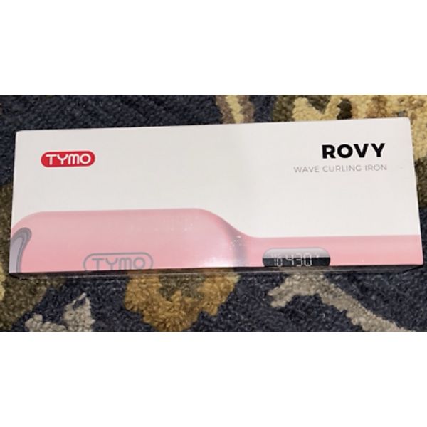 New TYMO Rovy Wave Curling Iron Pink Hair Styling Hair Crimper Pink, 1.25 Inch