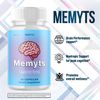 (5 Pack) Memyts Nootropic All Natural Max Formula Brain Supplement 300 Capsules