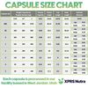XPRS Nutra Size 00 Empty Capsules - 500 Count Empty Gelatin Capsules - Empty Pill Capsules - DIY Capsule Filling - Fillable Pill Capsules Empty Gel Caps (Clear)