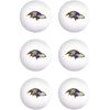 WinCraft Baltimore Ravens 6-Pack Table Tennis Balls