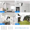 Coolotic 4 Pack Black Security Camera Wall Mount Security Camera Stand CCTV Camera Bracket Security Camera Mounting Bracket Bracket Stand Ceiling Mount Wall Mount Fixed Stand Outdoor Indoor Adjustable