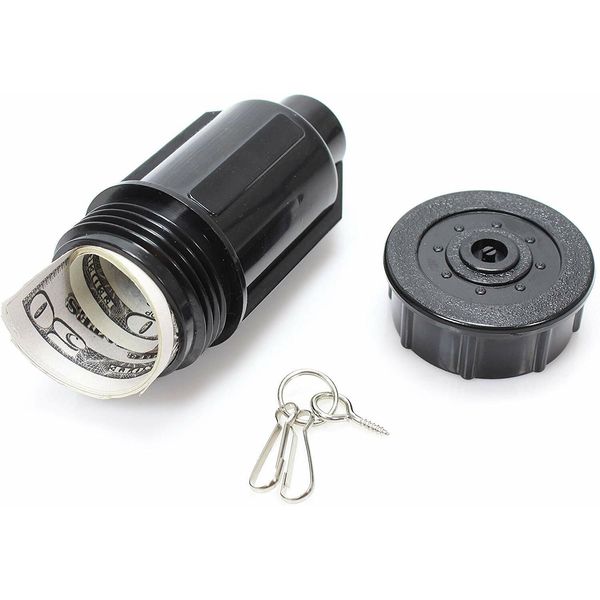 WYZworks Hide A Key Spare Cash Sprinkler Head Safe Holder Outdoor Compartment