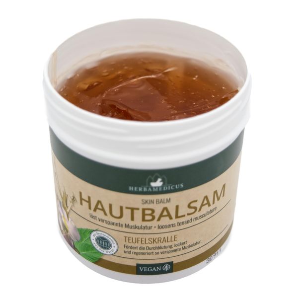 HERBAMEDICUS | Hautbalsam Teufelskralle | 250ml | Lockert und regeneriert Muskeln und Gelenke durch verbesserte Durchblutung | 100% vegan | Made in Germany