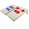 Wooden Cornhole 3 x 2 FT/4 x 2FT Bean Bag Toss Game Set Lawn Backyard Regulation