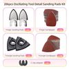 206-Piece Oscillating Tool Sanding Pad Kit for Wood and Plaster