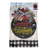 Merry Christmas Ornament 18 inch Dimensional Embroidered Yard Flag