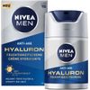 Nivea Men Anti-Age Hyaluronic Moisturising Cream (50 ml), Face Cream with SPF 15, Smooths Even Deep Wrinkles, Fast Absorbing Face Care Cream with Hyaluronan