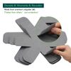 Pan Pot Protectors, Thicker Felt Pads, 3 Sizes, 12 Pcs Pan Separators/Dividers/Protectors for Stacking/Protecting/Separating Cookware (Gray)