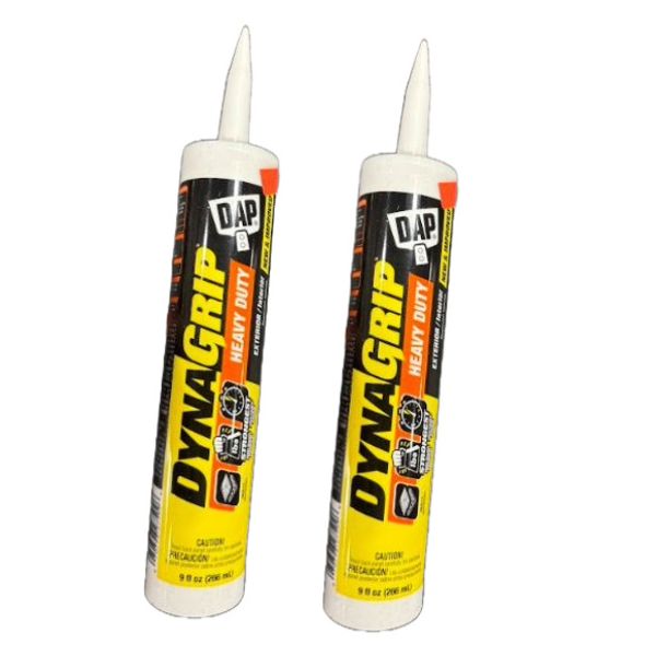 DAP DynaGrip Heavy Duty Exterior & Interior Construction Adhesive 9.0z (2-Pack)