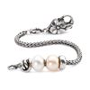 Original Trollbeads Silver Bracelet 16 cm, Silver 15218-not include the closure