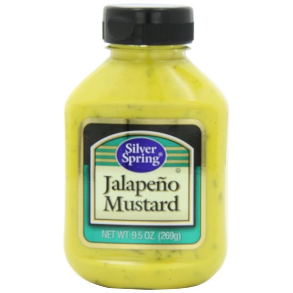 Silver Springs Mustard, Jalapeno, 9.5-Ounce Squeeze Bottles (Pack of 9)