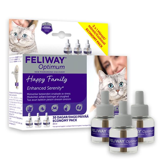 Feliway - Optimum 3 x 48 ml Refill - (970537)