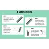 Mat's Beard Bar® & Holder Pro (V2.0) - FLEXIBLE - Made in USA - Clean Up Beard Trimmings from Sinks and Countertops After Shaving - Best Gifts For Men