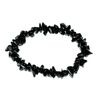 CrystalAge Black Tourmaline Gemstone Chip Bracelet