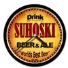 SUHOSKI beer and ale cerveza wall clock