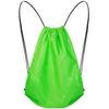 Mesh Drawstring Backpack Bag Multifunction Mesh Bag for Swimming, Gym, Clothes (Fruit Green)