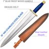 Wild Turkey Handmade Collection Fixed Blade Arkansas Toothpick (Blue)