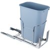 35L Pull Out Trash Can Kitchen Waste Garbage Container w/Damping Rails