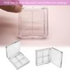 17 Pieces/Set Empty Makeup Palette Empty Lipstick Palette DIY Eyeshadow Powder Blush Lipstick Palette for Lipstick Lip Balm Eyeshadow Blusher