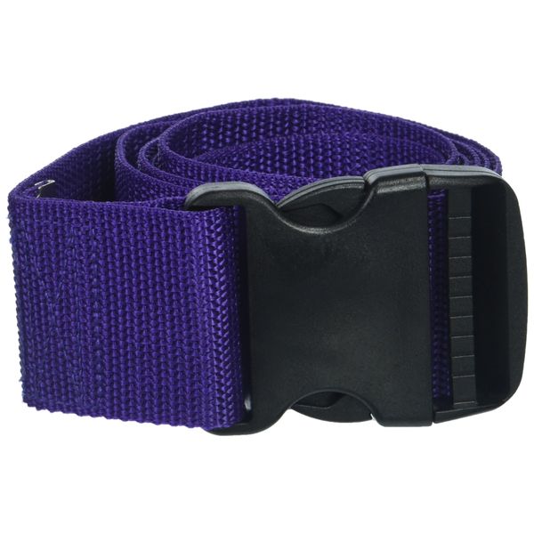 Prestige Medical Nylon Gait Transfer Belt with Plastic Buckle, Purple, 3.75 Ounce