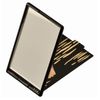 Aizu Lacquerware Black Pocket Mirror Red Fuji