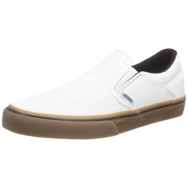 Etnies Men's Marana Slip Skate Shoe, White/Gum, 4.5 UK